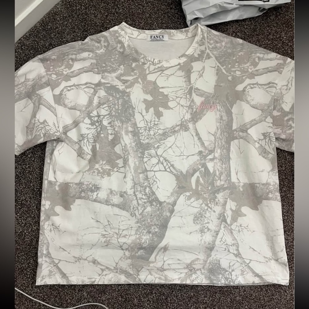 Xs/s Fancy D Oversized Camo Tee